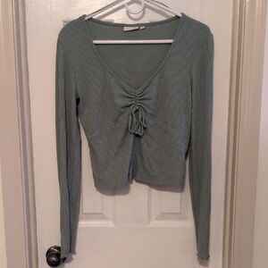 Green Long Sleeve Top